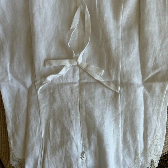 Reformation Kaya Linen Mini Dress Sz2 White - Picture 9 of 11
